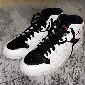 Jordan Access White Black University Red Sneakers